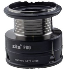 Zite Fishing Spinning Reel Pro 2000 Spinnrolle mit Frontbremse 8+1 2 Aluminiumspulen für Spinnfischen - Robuste Aluminiumspule für Flexibilität am Wasser