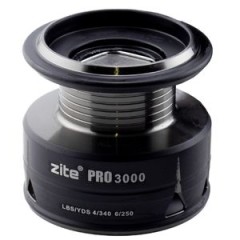 Zite Fishing Spinning Reel Pro 3000 Spinnrolle mit Frontbremse 8+1 2 Aluminiumspulen für Spinnfischen - Robuste Aluminiumspule für Flexibilität am Wasser