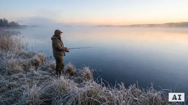 Die richtige Kleidung für das Angeln im Winter: Warm und trocken am Wasser