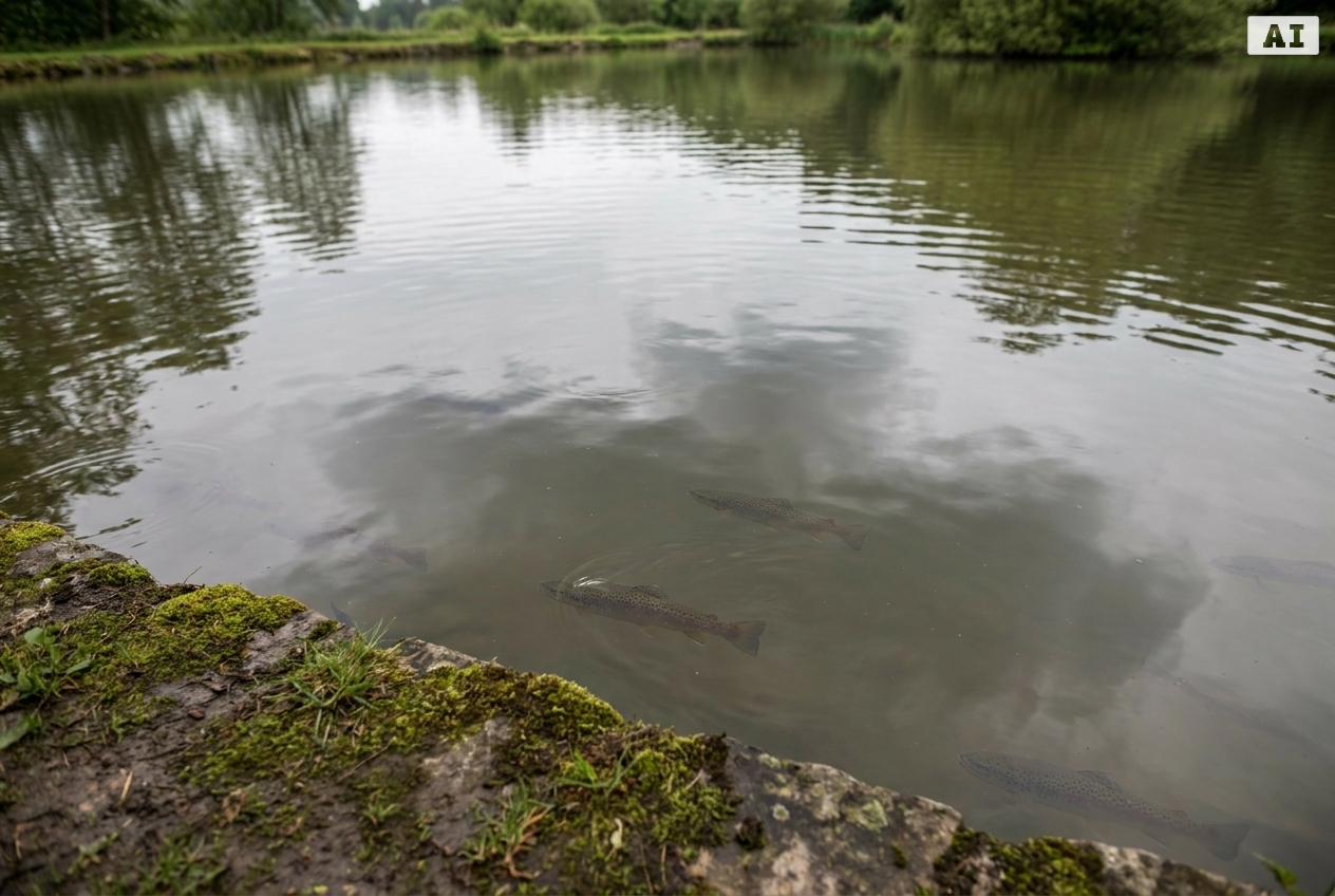 Forellen beißen nicht am teich woran liegt das und was tun – Detailansicht