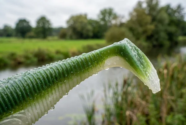 Starke druckwellen unter wasser erzeugen um raubfische zu locken – Detailansicht
