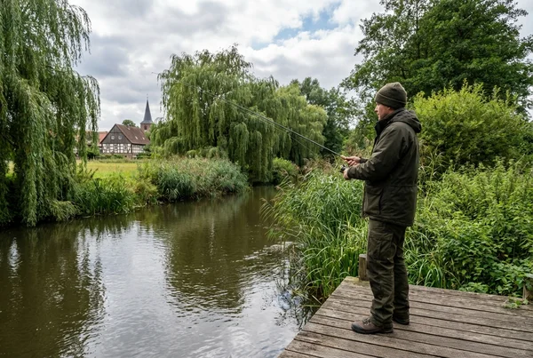 Starke druckwellen unter wasser erzeugen um raubfische zu locken in der Praxis