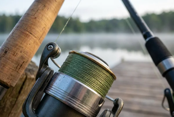 Geflochtene vs monofile schnur zum spinnfischen – Detailansicht