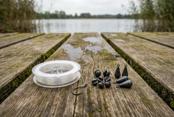Wie drop shot montage mit fluorocarbon vorfach richtig aufbauen – Detailansicht