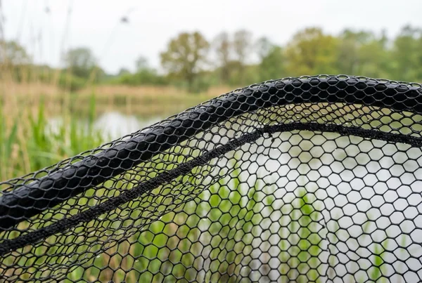 Robuster unterfangkescher mit 60cm bügellänge für raubfische – Detailansicht