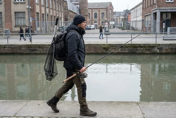 Wie transportiere ich meinen kescher am rucksack in der Praxis