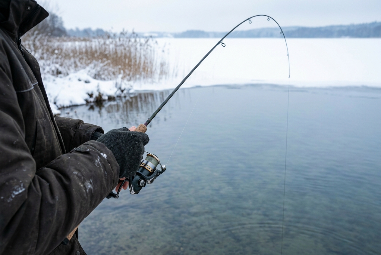 Forellen spoon angeln im winter worauf muss man besonders achten – Detailansicht