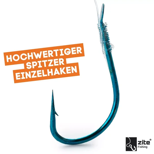 Vorfach Haken mit Schnur Gebunden Forelle Gr. 8 10 STK Zite Fishing_auswahl3