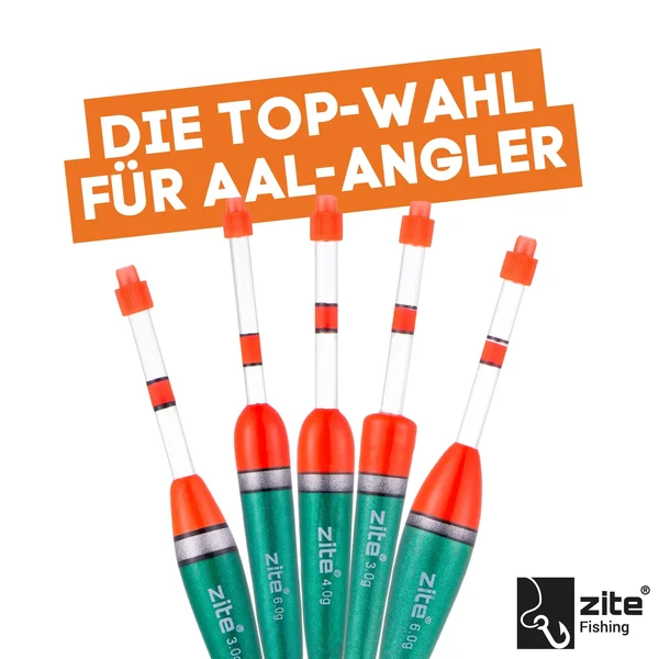 Zite Fishing Knicklicht-Pose-Set 5 Stück (3g, 3g, 4g, 6g, 6g) Ideal zum Nachtangeln Angelzubehör_auswahl1