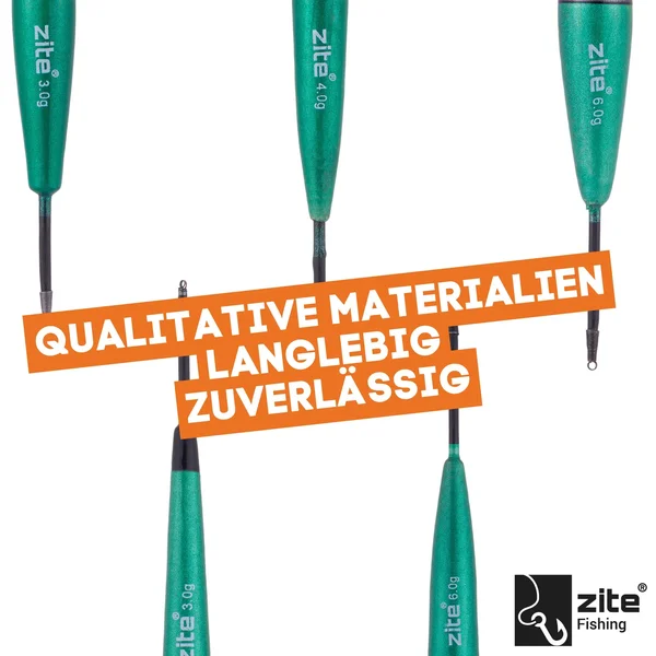 Zite Fishing Knicklicht-Pose-Set 5 Stück (3g, 3g, 4g, 6g, 6g) Ideal zum Nachtangeln Angelzubehör_auswahl4