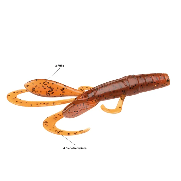Creature Bait Barsch Gummiköder 12 Stück 7,5cm Toffy Zite Fishing_auswahl1