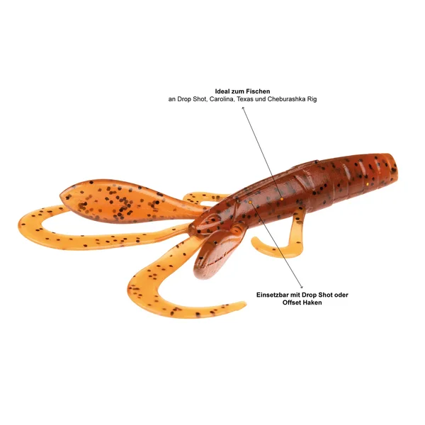Creature Bait Barsch Gummiköder 12 Stück 7,5cm Toffy Zite Fishing_auswahl5