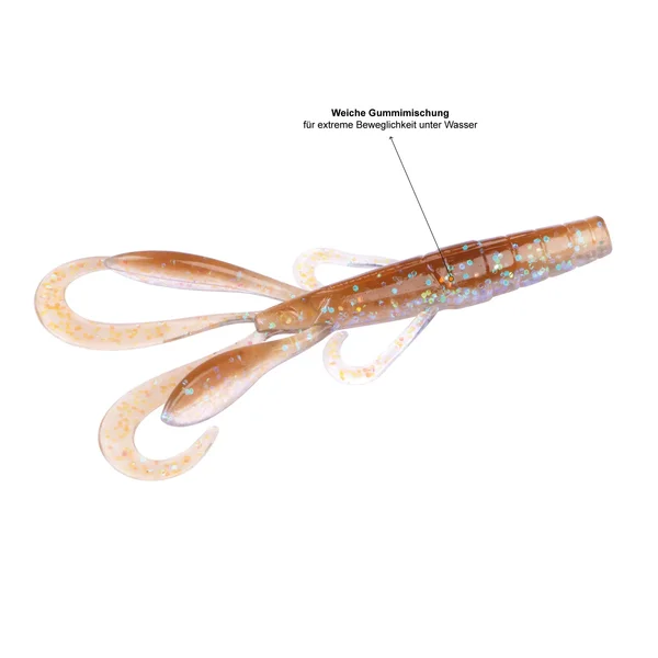 12x Creature Bait Gummiköder 7,5cm Frosty Champagne Zite Fishing_auswahl4