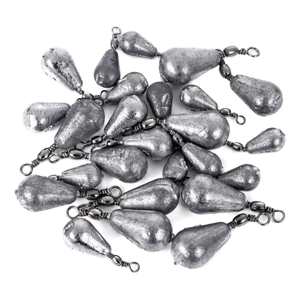 Birnenblei Set 25 Stück 5-20g in Box fürs Grundangeln - Vielseitig für Raub- und Friedfische - Grund-Blei mit Ringclip _auswahl3