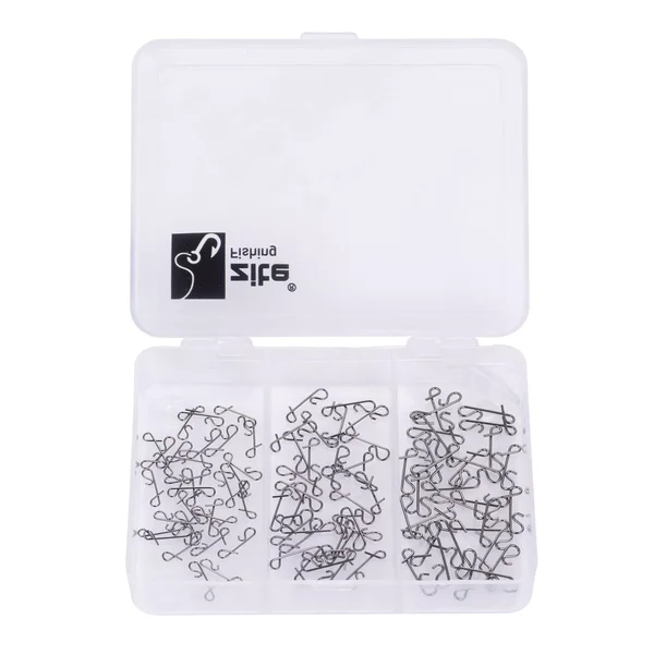 Zite Fishing Knotenlos Verbinder Set 90 tlg. Angelzubehör Größen S,M,L No-Knot-Connecter in Box_auswahl1
