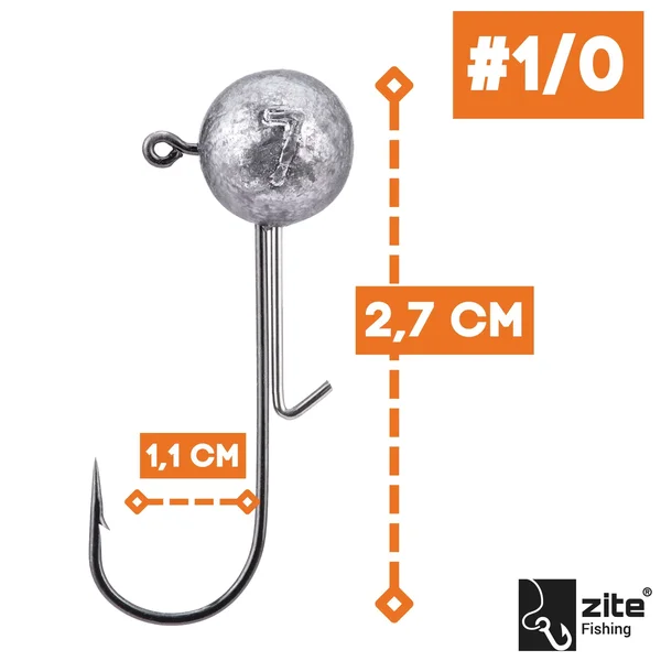 Zite Fishing 1/0 Jighaken 7g 5 tlg._auswahl1