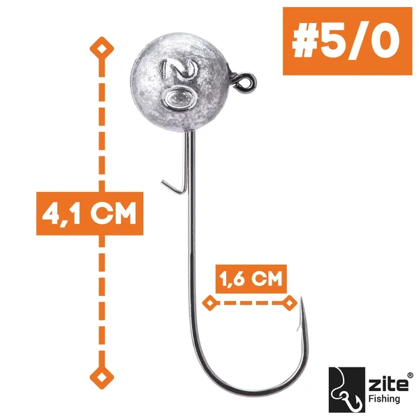 Zite Fishing 5/0 Jighaken 20g 5 tlg._auswahl1