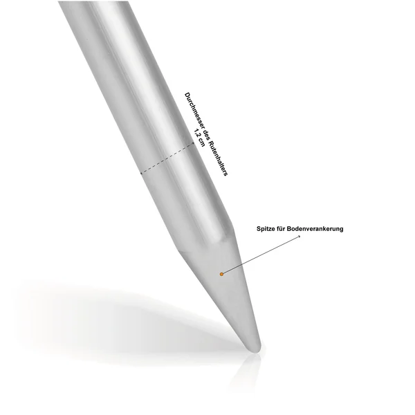 Teleskop-Rutenhalter 75–135 cm – Aluminium, V-Auflage mit Schnurlaufkerbe Zite Fishing _auswahl4