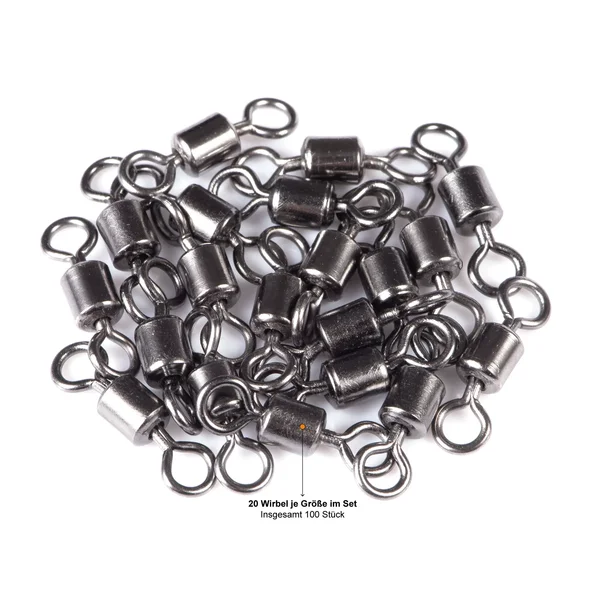 Tönnchenwirbel Ton Swivels Angelwirbel als Schnurverbinder Gr. #2-#10 43-14kg 100 Stück Zite Fishing_auswahl3