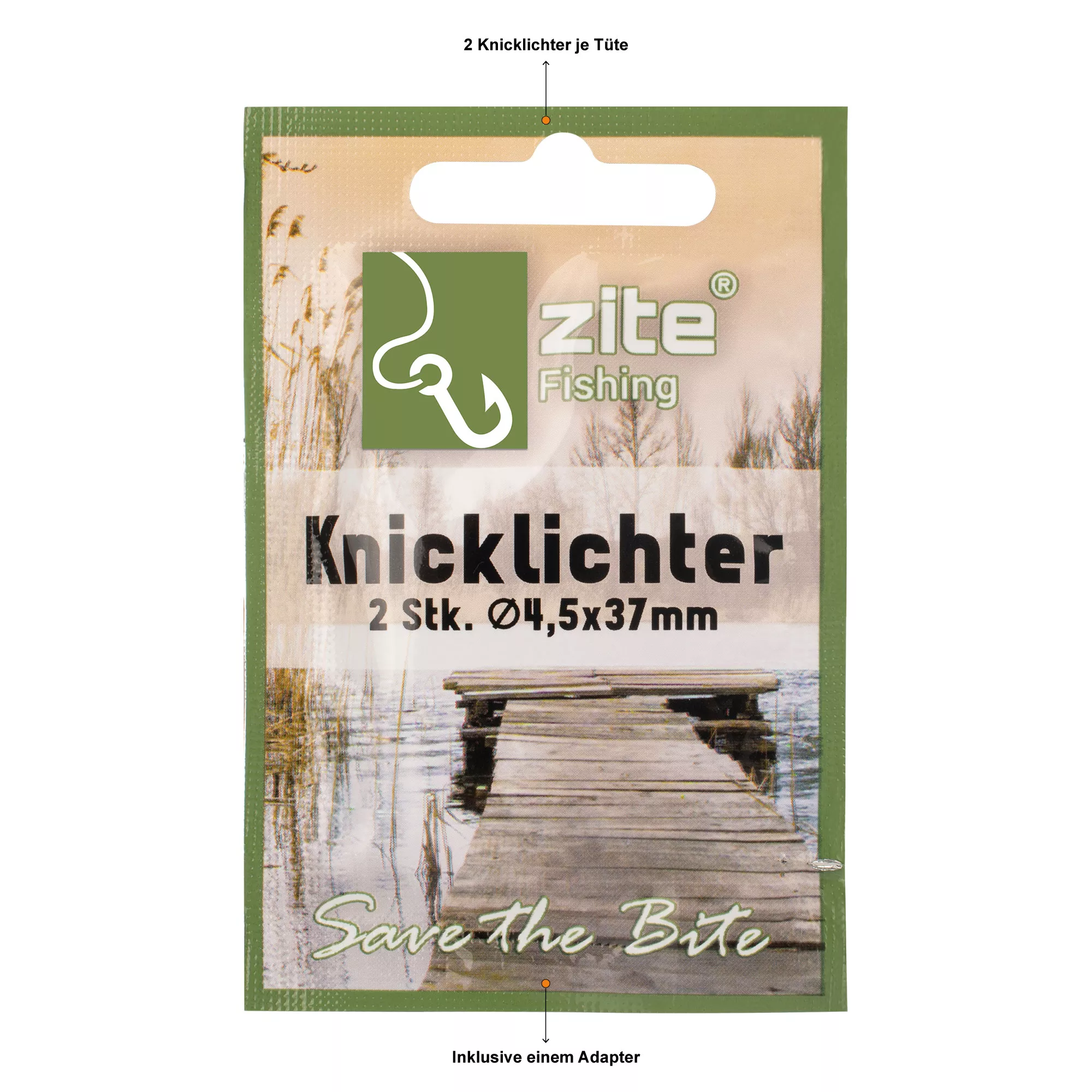 10x Knicklicht 2er Set – 20 Knicklichter Gelb & Grün mit Adapter für Nachtangeln Zite Fishing _auswahl2
