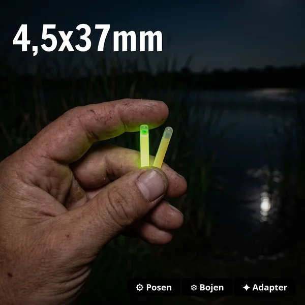 50x Knicklicht Vorratspack – 25 Beutel à 2 Stück Gelb/Grün mit Adapter Zite Fishing _auswahl7