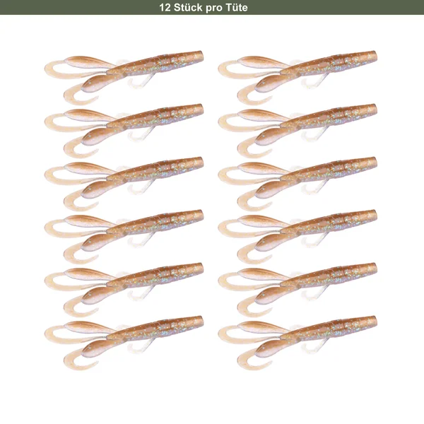 Zite Fishing Creature Bait Frosty Champagne 36 Stück_auswahl6
