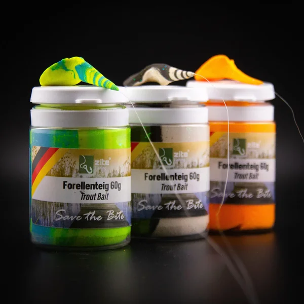 Zite Fishing Forellenpaste 60g Trout Bait als Forellenköder Knoblauch gelb_auswahl3