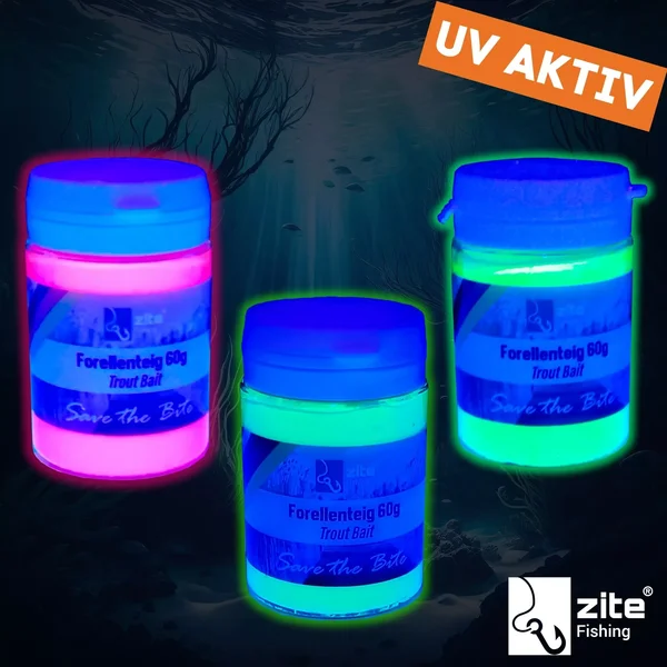 Zite Fishing Forellenteig Knoblauch 5 Stück im Set Trout Bait Angelpaste in 5 Farben_auswahl6