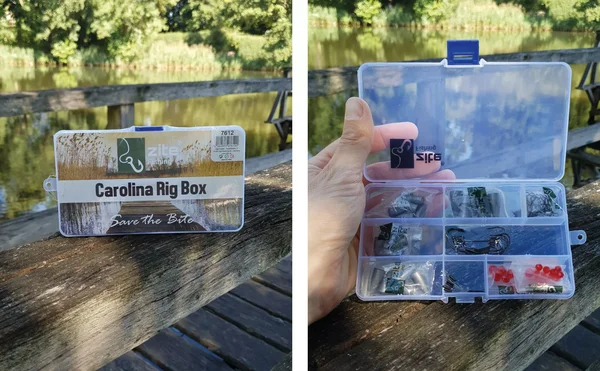 Zite Fishing Carolina /Texas-Rigbox-Set 70 tlg. inkl. 36 Stk. Creature Bait Gummiköder in 3 Farben_auswahl6