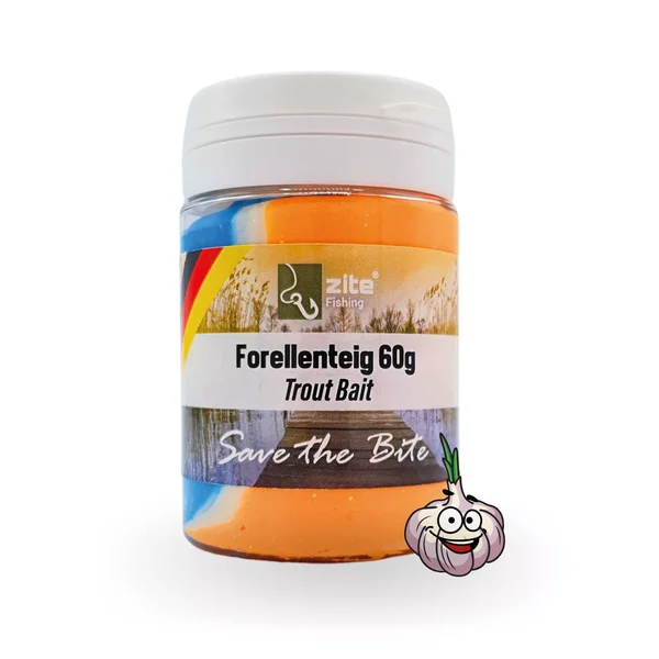 Zite Fishing Forellenpaste Set Knoblauch Regenbogen Orange 60 g 3 Stück Trout Bait Teigköder schwimmend_auswahl2