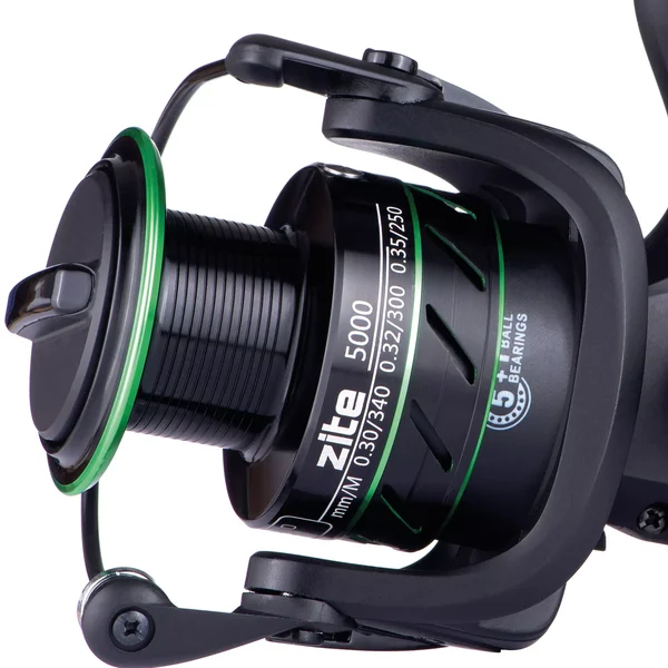 Zite Fishing Karpfen-Set Freilaufrolle Freerunner Reel 5000 5+1 BB 1000m monofile Angelschnur Camouflage_auswahl2