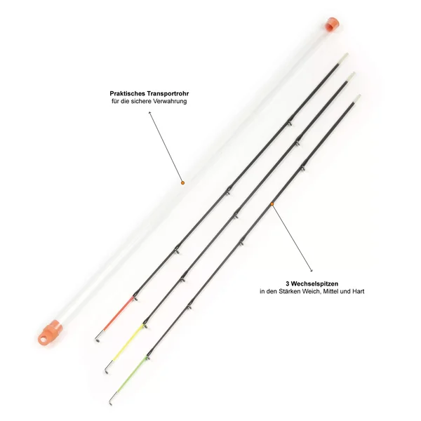 Feederrute Angeln Steckrute mit Wechselspitzen 3,30m 20-120g Zite Fishing_auswahl4