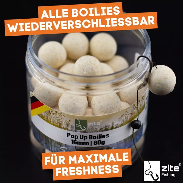 Zite Fishing 16mm Pop Up Boilie-Set Tigernuss Aroma 3x80g - Optimale Auftriebseigenschaften & Hochfängige Aromen _auswahl7