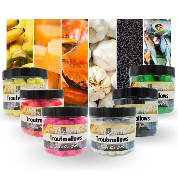 Troutmallows Starterset mit Bodentastern, Gummiperlen, Wirbeln & mehr_auswahl1