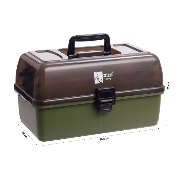 Angelkoffer 3-ladig als Gerätekasten für Angelzubehör 36,5x22x20cm Zite Fishing_auswahl1
