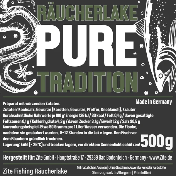 Räucherlake Pure Tradition 500 g Räucherlauge Lake Forelle Aal & Mehr Zite Fishing_auswahl3