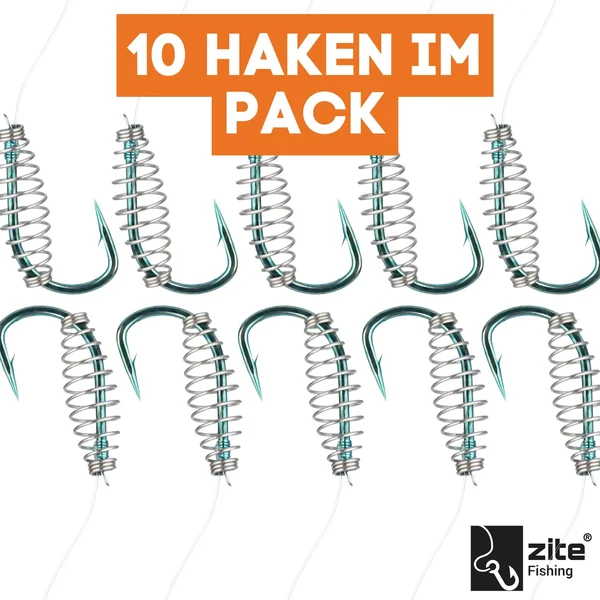 10 Stück Teighaken Größe 6 Forellenangeln für Trout Bait mit Schnur_auswahl2