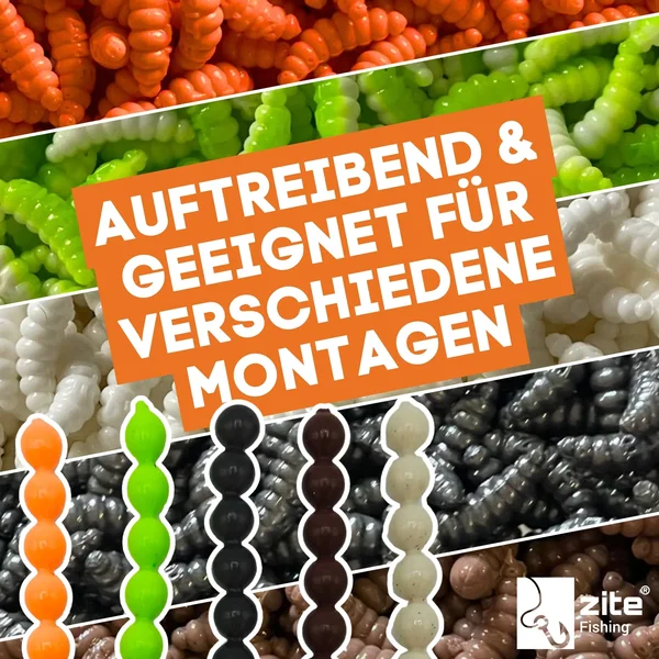 Bubbly Beads Allround Mix Käse Flavour 8 mm Gummiperlen Forellenköder 60 Stück_auswahl5