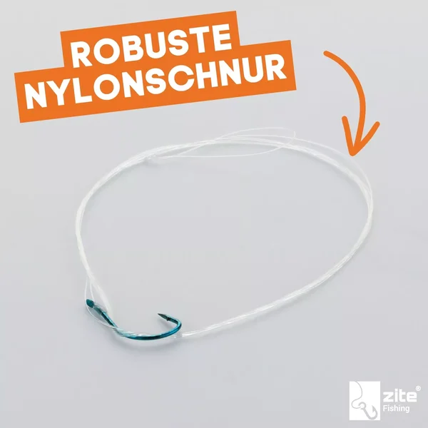 Zite Fishing 5x10 Vorfachhaken Gr. 6 mit Schnur Forelle_auswahl2