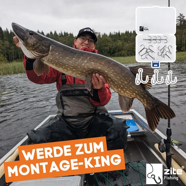 Drillingshaken XL Sortiment 15 tlg. Drillinge Größen 1-2/0 Angeln Haken Zite Fishing_auswahl6
