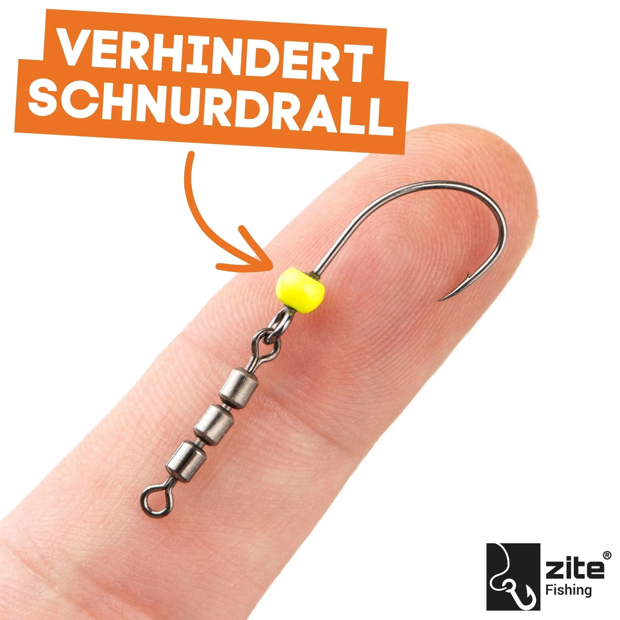 Zite Fishing Tungsten RotateRig Hooks Gr. 4 – Rotationshaken mit Tungstenperle & Tönnchenwirbel für Forelle_auswahl5