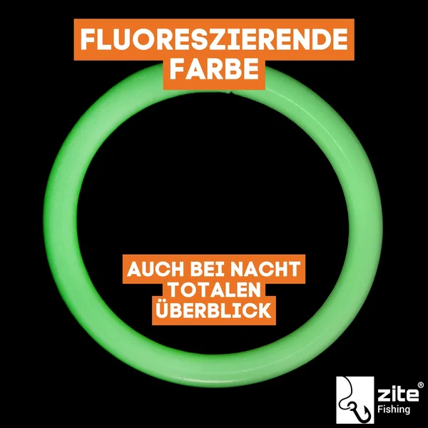 Fluo Ringbissanzeiger Set - 3 Stück Bissanzeiger Ringe - Einhänger Fluoreszierend_auswahl3