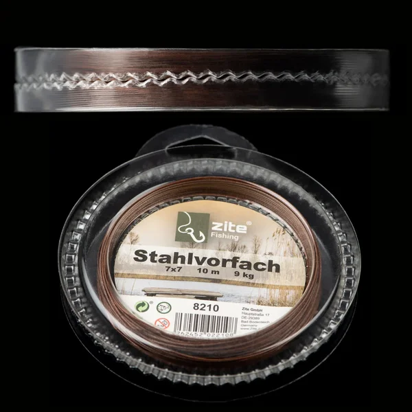 Stahlvorfach braun 10m auf Rolle 9 kg inkl. Klemmhülsen Zite Fishing_auswahl3