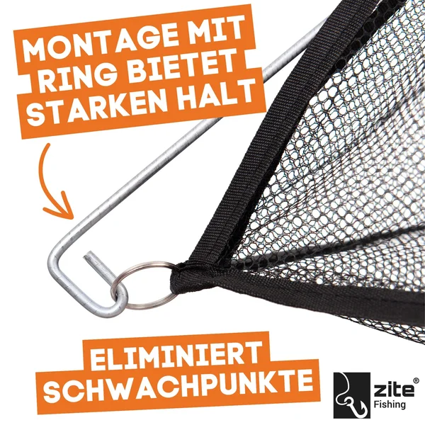 Feinmaschige Köderfischsenke mit Fluchtschutz-Rand 1 x 1 m Zite Fishing_auswahl4