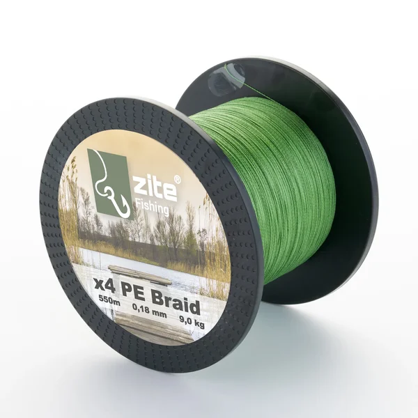 Angelschnur 4-Fach geflochten grün 0,18mm 550m Spule Zite Fishing_auswahl2