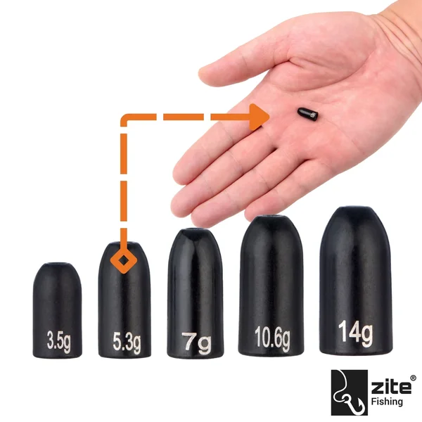Zite Fishing Tungsten Bullet-Gewichte 3 x 5,3g_auswahl2
