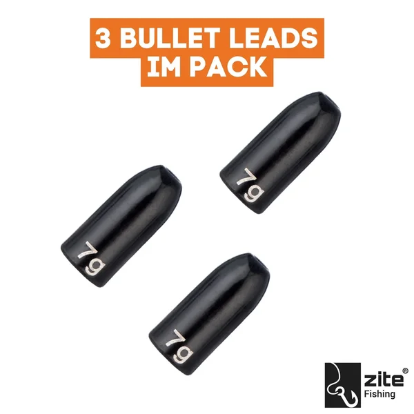 Zite Fishing Tungsten Bullet-Gewichte 3 x 7,2g_auswahl3