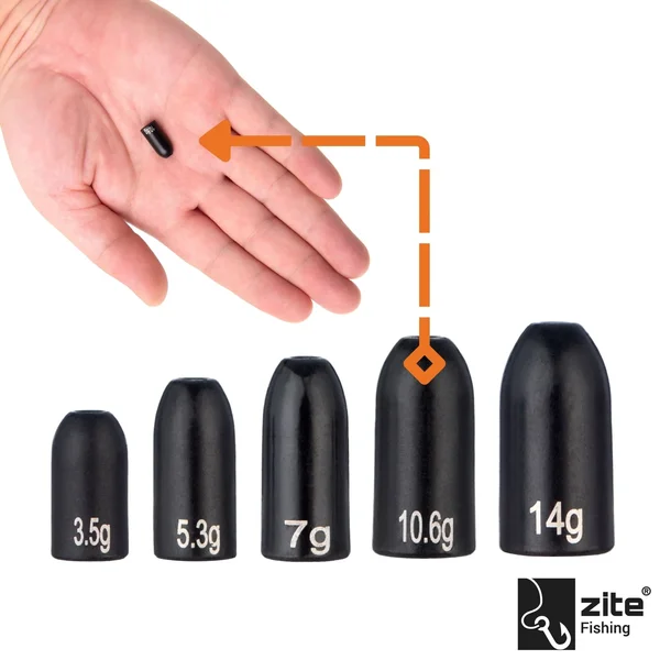 Zite Fishing Tungsten Bullet-Gewichte 2 x 10,6g_auswahl2