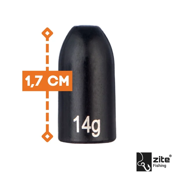 Zite Fishing Tungsten Bullet-Gewichte 2 x 14g_auswahl1