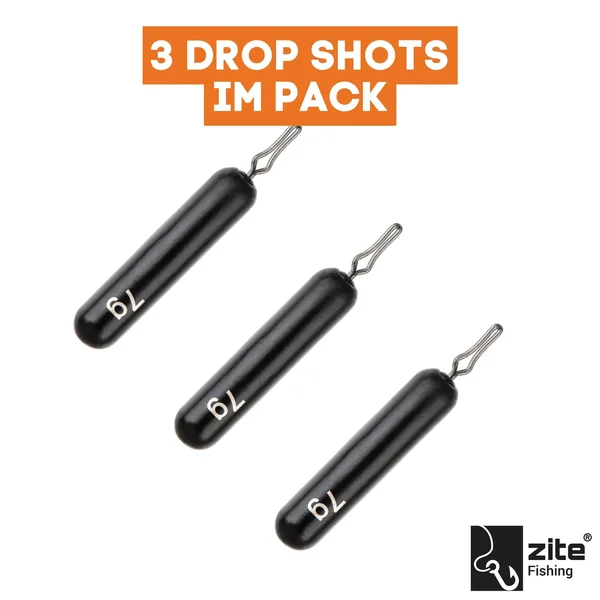 Zite Fishing Tungsten Drop Shot Gewichte 3 x 7,2g_auswahl3